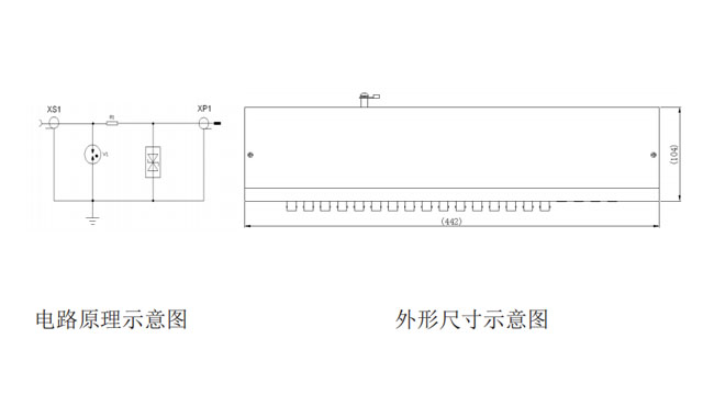 四川中光中速信號浪涌保護(hù)器ZGXM-1B16-5(TY)【光束防雷】