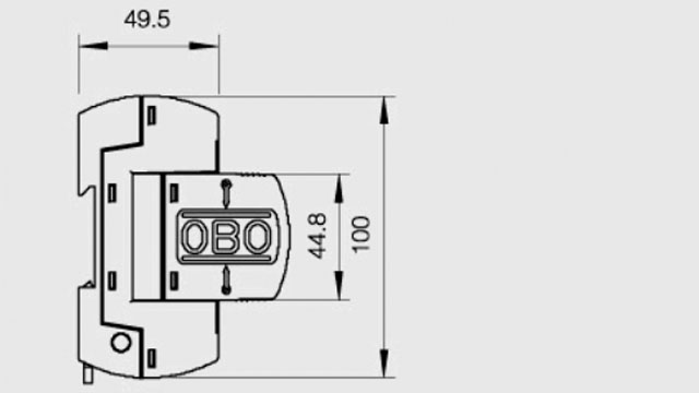 OBO VDE電源防雷器【光束防雷】