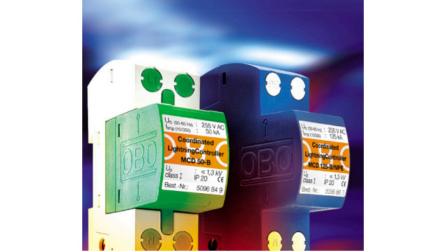 德國OBO低保護水平，間隙型防雷器
